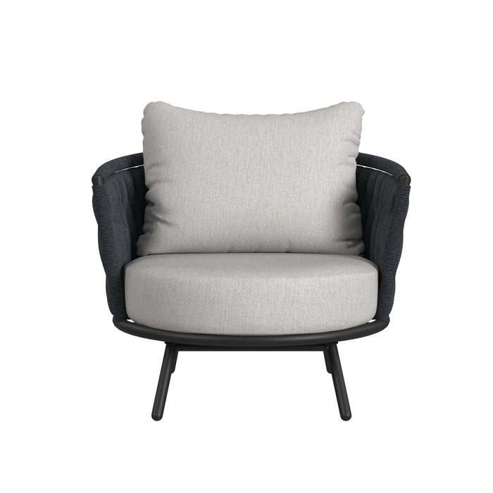 Bali - Chairs With Olefin (Set of 2) - Dark Gray – Chair Sets by Elements International at Furniture Wholesale Plus , Nashville furniture store