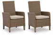 Laguna Heights - Arm Chair With Cushion (Set of 2) - Beige – Chair Sets by Signature Design by Ashley® at Furniture Wholesale Plus , Nashville furniture store