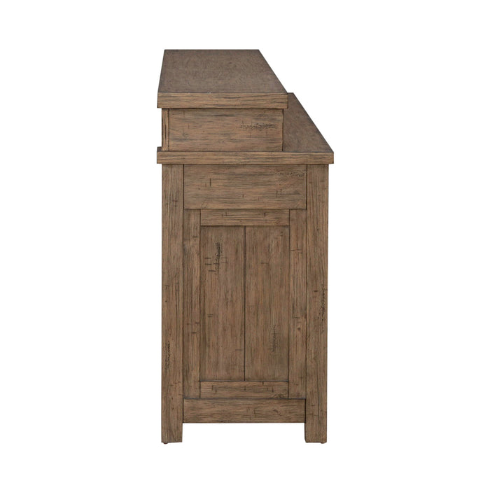 Pinebrook Ridge - Console Bar Table - Weathered Toffee – Console Tables by Liberty Furniture at Furniture Wholesale Plus , Nashville furniture store
