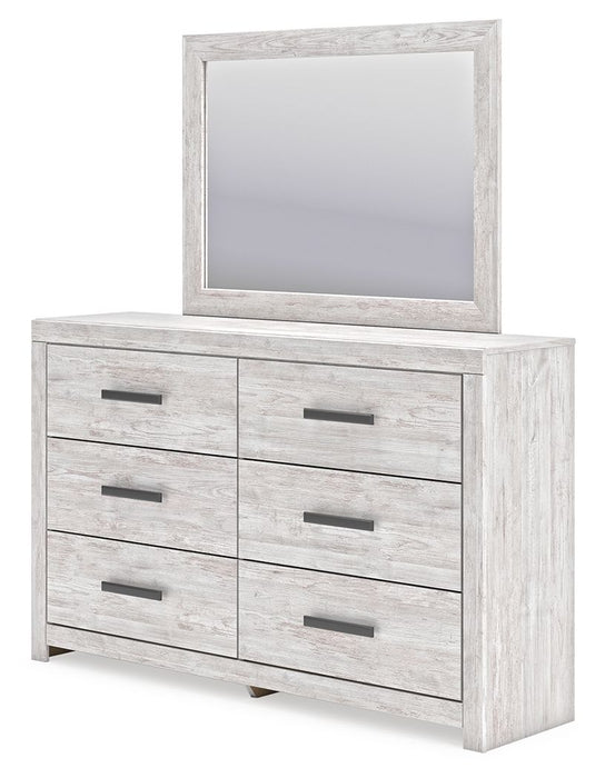 Cayboni - Dresser And Mirror - Whitewash – Dresser & Mirror by Signature Design by Ashley® at Furniture Wholesale Plus , Nashville furniture store