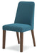 Lyncott - Dining Uph Side Chair (Set of 2) - Blue / Brown – Chair Sets by Signature Design by Ashley® at Furniture Wholesale Plus , Nashville furniture store