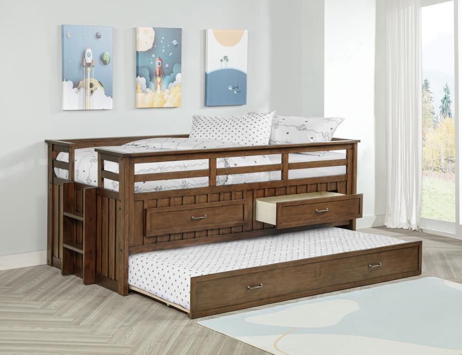 Carlsbad - Wood Captains Bed With Trundle – Trundle Beds by Coaster Fine Furniture at Furniture Wholesale Plus , Nashville furniture store