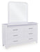 Jarlee - 4 Pc. - King Panel Bed, Dresser, Mirror And Nightstand - White – 4 Piece Bedroom Sets by Signature Design by Ashley® at Furniture Wholesale Plus , Nashville furniture store