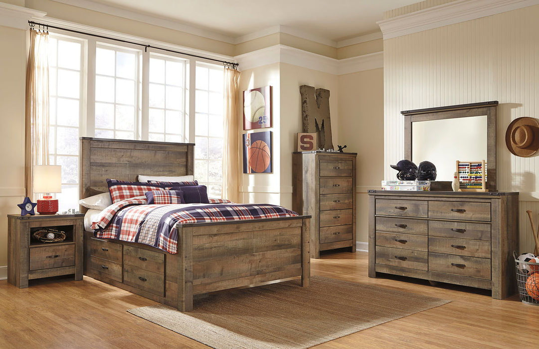 Trinell - Panel Bed – Storage Beds by Signature Design by Ashley® at Furniture Wholesale Plus , Nashville furniture store