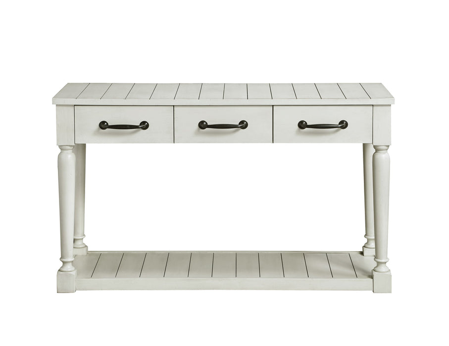 Hemingway - Sofa Table - White – Sofa Tables by Steve Silver Furniture at Furniture Wholesale Plus , Nashville furniture store