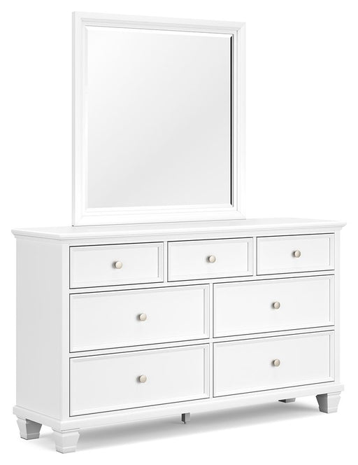 Fortman - White - Dresser And Mirror - Premium Dresser & Mirror from Signature Design by Ashley® - Just $798! Shop now at Furniture Wholesale Plus  We are the best furniture store in Nashville, Hendersonville, Goodlettsville, Madison, Antioch, Mount Juliet, Lebanon, Gallatin, Springfield, Murfreesboro, Franklin, Brentwood