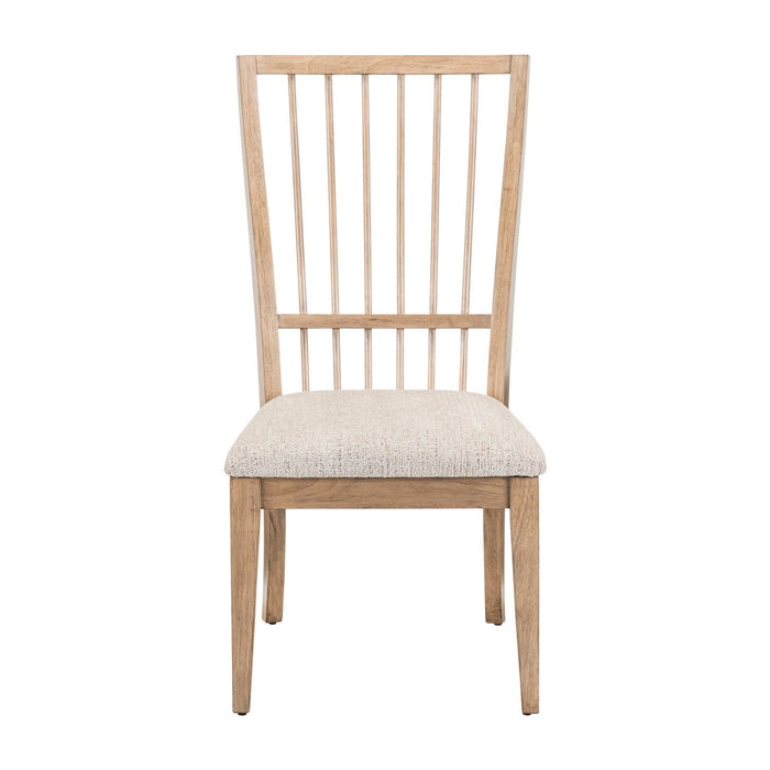 Haven Hills - Spindle Back Side Chair - Camel Beige – Side Chairs by Liberty Furniture at Furniture Wholesale Plus , Nashville furniture store