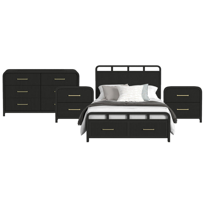 Ridgemont - Storage Bedroom Set – 3 Piece Bedroom Sets by Elements International at Furniture Wholesale Plus , Nashville furniture store