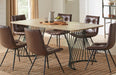 Altus - Composite Wood Dining Table - Natural Oak - Premium Dining Tables from CoasterEveryday - Just $519! Shop now at Furniture Wholesale Plus  We are the best furniture store in Nashville, Hendersonville, Goodlettsville, Madison, Antioch, Mount Juliet, Lebanon, Gallatin, Springfield, Murfreesboro, Franklin, Brentwood