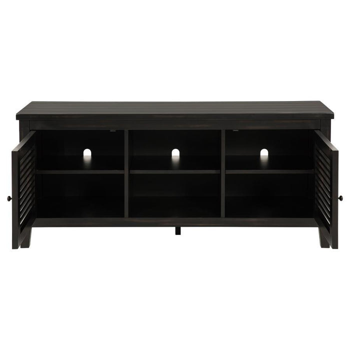 Concord - 2-Door TV Stand Console - Distressed Java - Premium TV Stands from Coaster Fine Furniture - Just $529! Shop now at Furniture Wholesale Plus  We are the best furniture store in Nashville, Hendersonville, Goodlettsville, Madison, Antioch, Mount Juliet, Lebanon, Gallatin, Springfield, Murfreesboro, Franklin, Brentwood