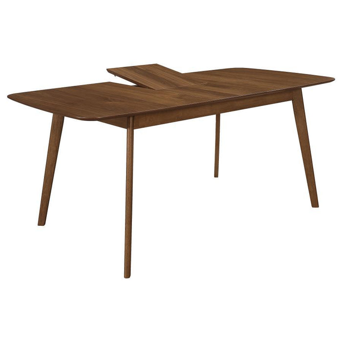 Redbridge - Extension Leaf Dining Table - Natural Walnut – Dining Tables with Extensions by CoasterEveryday at Furniture Wholesale Plus , Nashville furniture store