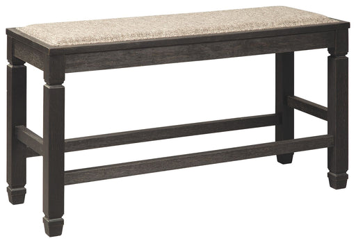 Tyler Creek - DBL Counter UPH Bench  - Antique Black – Counter Benches by Signature Design by Ashley® at Furniture Wholesale Plus , Nashville furniture store