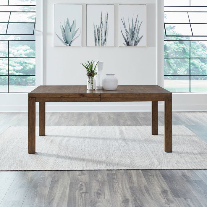 Shaker Lakes - Rectangular Leg Table - Harvest Brown – Dining Tables with Extensions by Liberty Furniture at Furniture Wholesale Plus , Nashville furniture store