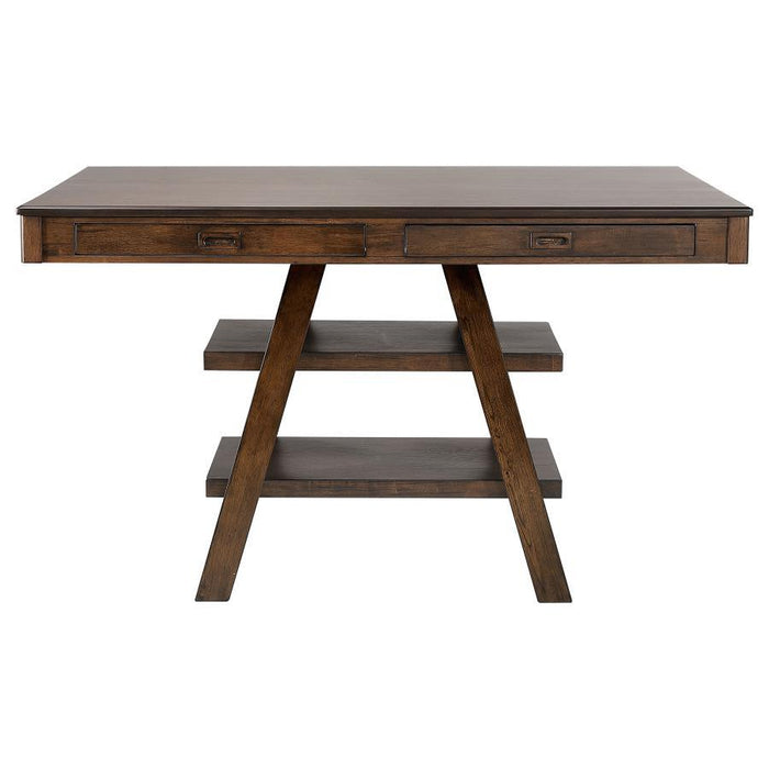 Dewey - Rectangular Counter Height Dining Table - Walnut – Counter Tables by CoasterEssence at Furniture Wholesale Plus , Nashville furniture store