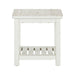 Backroads - End Table - Weathered White & Parchment Brown – End Tables by Liberty Furniture at Furniture Wholesale Plus , Nashville furniture store