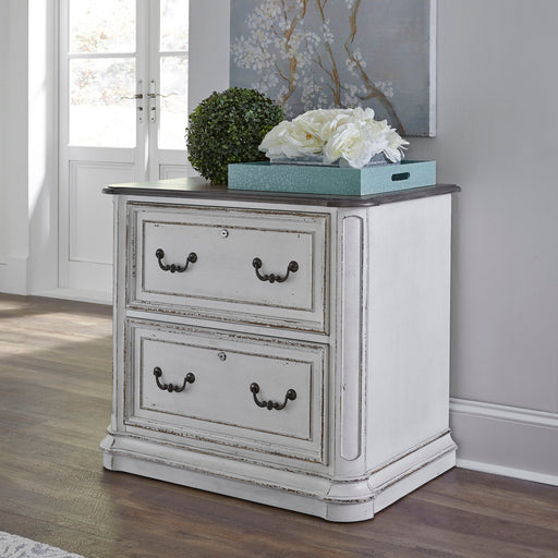 Magnolia Manor - Jr Executive Media Lateral File - Antique White – Filing Cabinets by Liberty Furniture at Furniture Wholesale Plus , Nashville furniture store