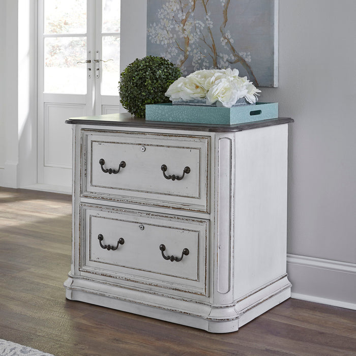 Magnolia Manor - Jr Executive Media Lateral File - Antique White – Filing Cabinets by Liberty Furniture at Furniture Wholesale Plus , Nashville furniture store