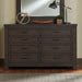 Thornwood Hills - 8 Drawer Dresser - Rock Beaten Brown – Dressers by Liberty Furniture at Furniture Wholesale Plus , Nashville furniture store