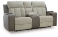 WhipLash - Power Reclining Loveseat With Console / Adj Headrest - Sisal – Reclining Loveseats by Signature Design by Ashley® at Furniture Wholesale Plus , Nashville furniture store