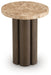 Darimore - Chair Side End Table - Burnished Brown – Chair Side Tables by Signature Design by Ashley® at Furniture Wholesale Plus , Nashville furniture store