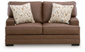 VillaCourt - Loveseat - Caramel – Stationary Loveseats by Benchcraft® at Furniture Wholesale Plus , Nashville furniture store