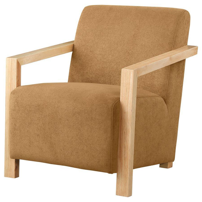 Diego - Upholstered Accent Arm Chair With Wood Arms - Premium Accent Chairs from CoasterEveryday - Just $429! Shop now at Furniture Wholesale Plus  We are the best furniture store in Nashville, Hendersonville, Goodlettsville, Madison, Antioch, Mount Juliet, Lebanon, Gallatin, Springfield, Murfreesboro, Franklin, Brentwood