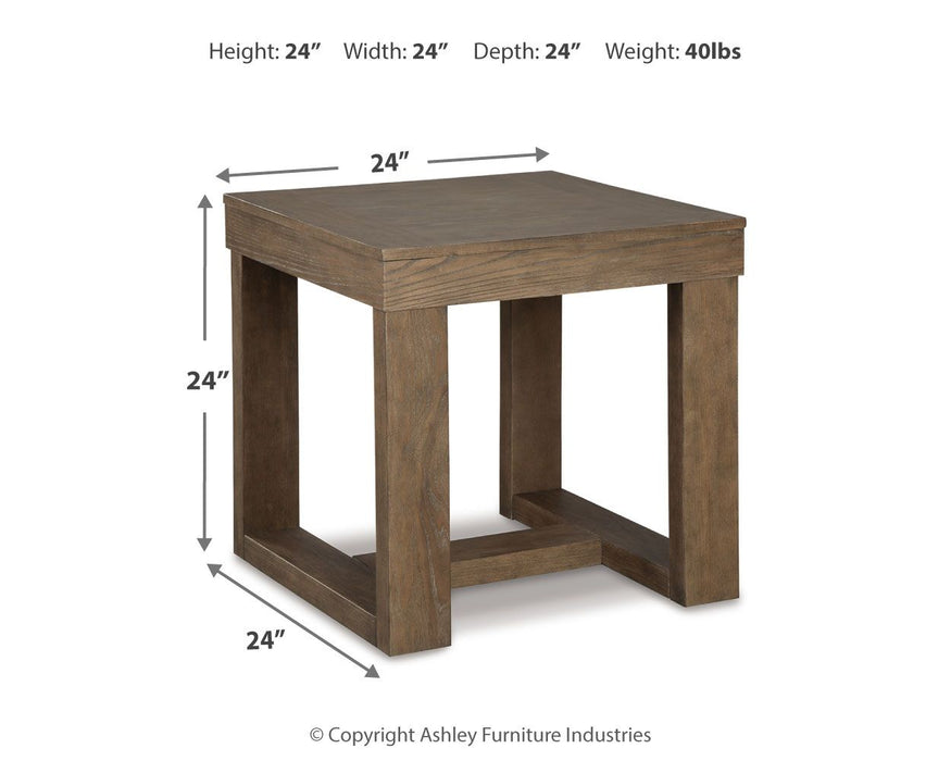 Cariton - Square End Table - Gray – End Tables by Signature Design by Ashley® at Furniture Wholesale Plus , Nashville furniture store