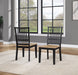 Magnolia - Side Chair (Set of 2) - Black – Chair Sets by Steve Silver Furniture at Furniture Wholesale Plus , Nashville furniture store