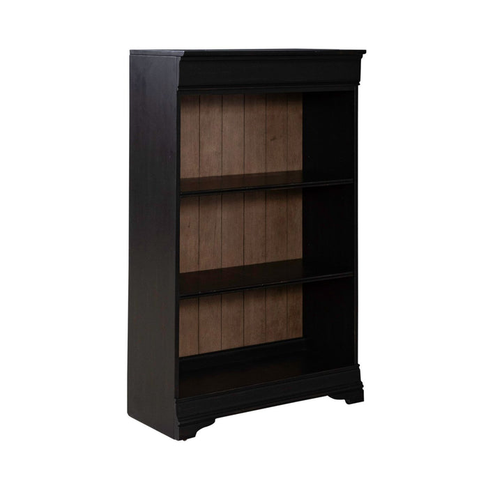 Meritage - 48" Bookcase - Aged Charcoal – Standard Bookcases by Liberty Furniture at Furniture Wholesale Plus , Nashville furniture store