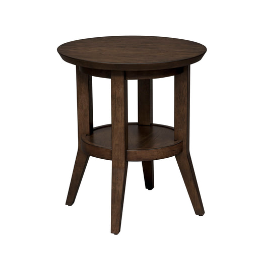 Ventura Blvd - Round End Table - Bronze Spice – End Tables by Liberty Furniture at Furniture Wholesale Plus , Nashville furniture store