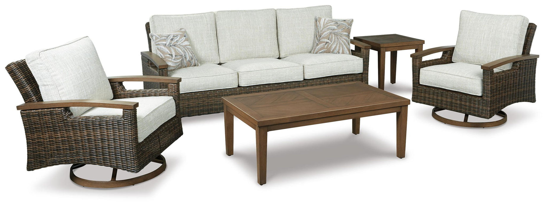 Paradise Trail - Sofa with Cushion - Medium Brown – Sofas by Signature Design by Ashley® at Furniture Wholesale Plus , Nashville furniture store