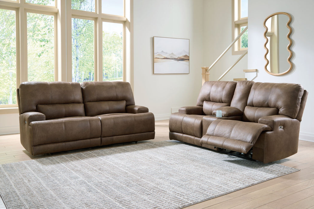 Beckley Place - 2 Pc. - Power Reclining Sofa And Loveseat - Earth – Reclining Sofas & Loveseats by Signature Design by Ashley® at Furniture Wholesale Plus , Nashville furniture store