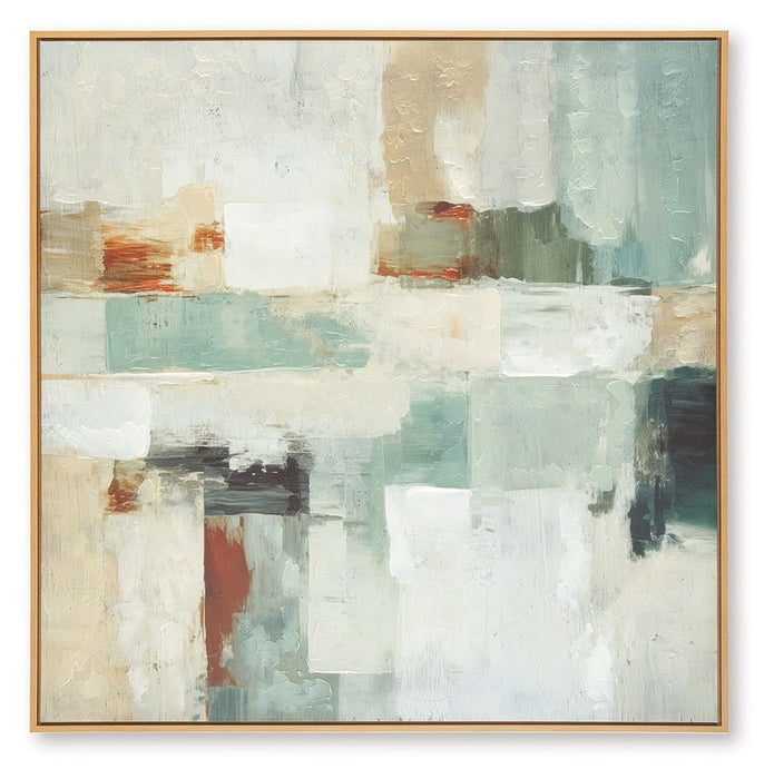 Ikemans - Wall Art - Green / Tan / Rust