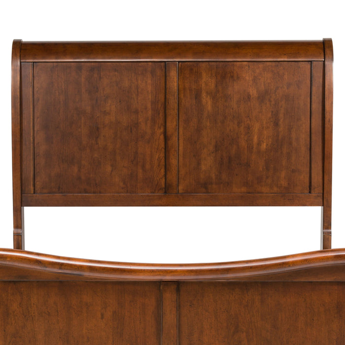 Rustic Traditions - Sleigh Headboard – Sleigh Headboards by Liberty Furniture at Furniture Wholesale Plus , Nashville furniture store