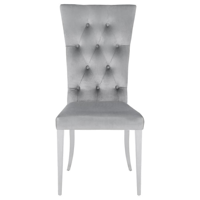 Kerwin - Velvet Upholstered Dining Side Chair (Set of 2) - Premium Chair Sets from CoasterElevations - Just $519! Shop now at Furniture Wholesale Plus  We are the best furniture store in Nashville, Hendersonville, Goodlettsville, Madison, Antioch, Mount Juliet, Lebanon, Gallatin, Springfield, Murfreesboro, Franklin, Brentwood