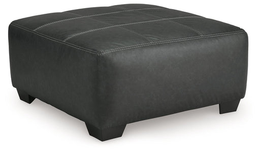 Brixley Pier - Graphite - Oversized Accent Ottoman - Premium Accent Ottomans from Benchcraft® - Just $258! Shop now at Furniture Wholesale Plus  We are the best furniture store in Nashville, Hendersonville, Goodlettsville, Madison, Antioch, Mount Juliet, Lebanon, Gallatin, Springfield, Murfreesboro, Franklin, Brentwood