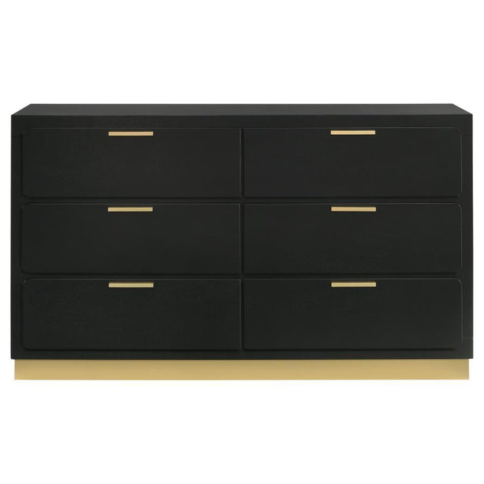 Caraway - 6-Drawer Dresser – Dressers by Coaster Fine Furniture at Furniture Wholesale Plus , Nashville furniture store