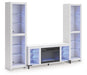 Brollevi - 3-Piece Entertainment Center - White – Entertainment Centers by Signature Design by Ashley® at Furniture Wholesale Plus , Nashville furniture store