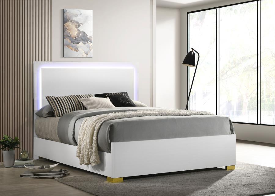 Marceline - Wood LED Panel Bed – Panel Beds by Coaster Fine Furniture at Furniture Wholesale Plus , Nashville furniture store