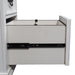 Allyson Park - Optional L Shaped Desk Set - Wirebrushed White / Charcoal – Corner Desks by Liberty Furniture at Furniture Wholesale Plus , Nashville furniture store
