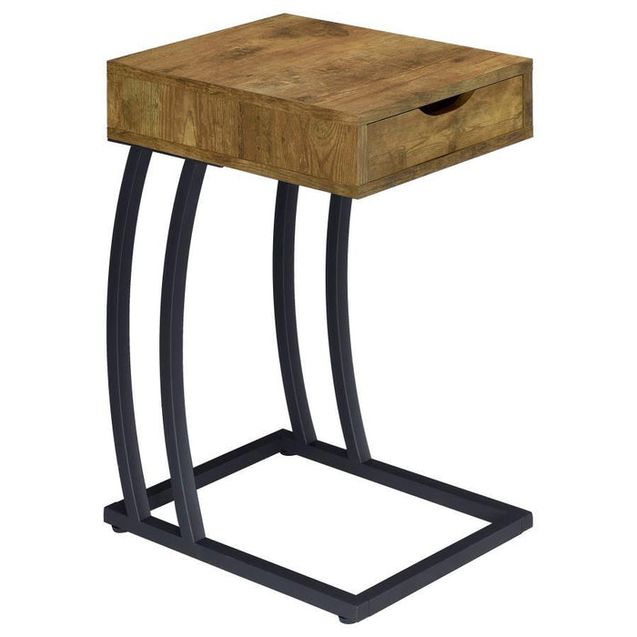 Troy - 1-Drawer C-Shaped Side Table Power Outlet – Side Tables by CoasterEssence at Furniture Wholesale Plus , Nashville furniture store