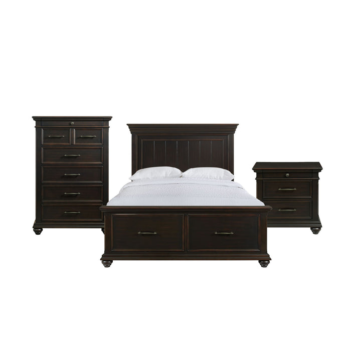 Slater - Platform Storage Bedroom Set – 3 Piece Bedroom Sets by Elements International at Furniture Wholesale Plus , Nashville furniture store