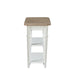 Turnberry Park - Chairside Table - Washed White – Chair Side Tables by Liberty Furniture at Furniture Wholesale Plus , Nashville furniture store