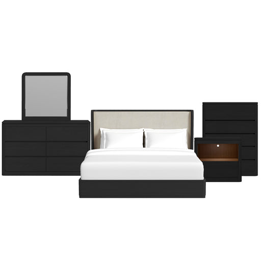 Rosalie - Upholstered Bedroom Set – 3 Piece Bedroom Sets by Elements International at Furniture Wholesale Plus , Nashville furniture store
