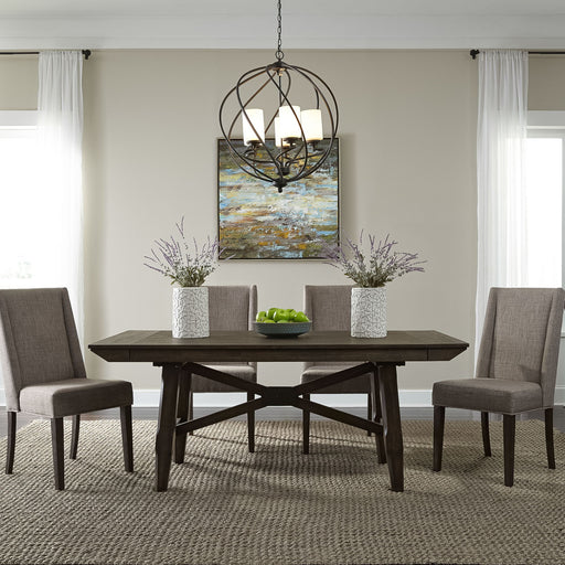 Double Bridge - Table Set – 5 Piece Dining Room Sets by Liberty Furniture at Furniture Wholesale Plus , Nashville furniture store