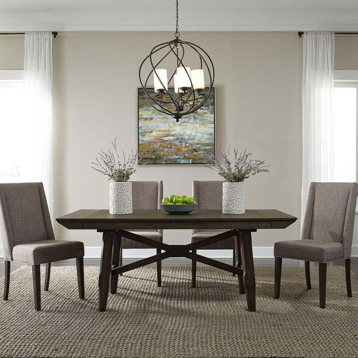 Double Bridge - Table Set – 5 Piece Dining Room Sets by Liberty Furniture at Furniture Wholesale Plus , Nashville furniture store