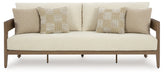 Serene Bay - Dark Brown / White - Sofa With Cushion - Premium Sofas from Signature Design by Ashley® - Just $1848! Shop now at Furniture Wholesale Plus  We are the best furniture store in Nashville, Hendersonville, Goodlettsville, Madison, Antioch, Mount Juliet, Lebanon, Gallatin, Springfield, Murfreesboro, Franklin, Brentwood