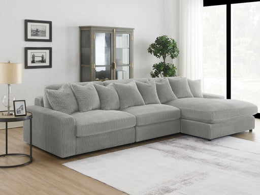 Blaine - Reversible Upholstered Chaise Sectional Sofa - Premium Stationary Sectionals from Coaster Fine Furniture - Just $2509! Shop now at Furniture Wholesale Plus  We are the best furniture store in Nashville, Hendersonville, Goodlettsville, Madison, Antioch, Mount Juliet, Lebanon, Gallatin, Springfield, Murfreesboro, Franklin, Brentwood