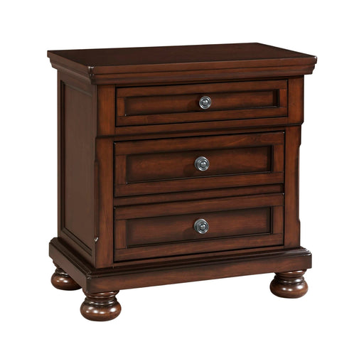 Kingston - Nightstand With Power - Walnut – Nightstands w/ Charging Stations by Elements International at Furniture Wholesale Plus , Nashville furniture store