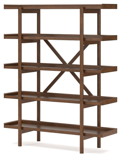 Lyncott - Brown - Bookcase - Premium Etageres from Signature Design by Ashley® - Just $518! Shop now at Furniture Wholesale Plus  We are the best furniture store in Nashville, Hendersonville, Goodlettsville, Madison, Antioch, Mount Juliet, Lebanon, Gallatin, Springfield, Murfreesboro, Franklin, Brentwood